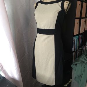 Kaki with black dress